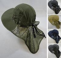 Legionnaires Hat [Solid Color with Mesh Sides] Mesh Flap